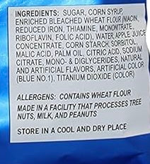 Jello Sour Berry Blue Gummie Rings