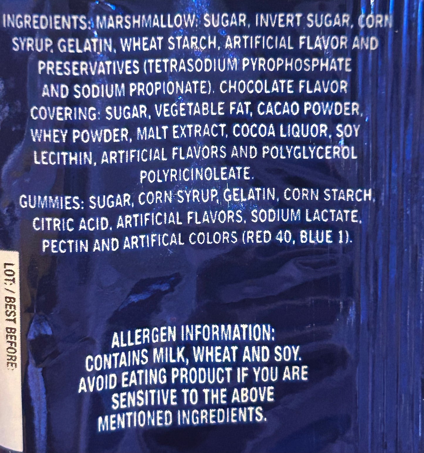 Chocolate Covered Marshmallow with Gummy Face