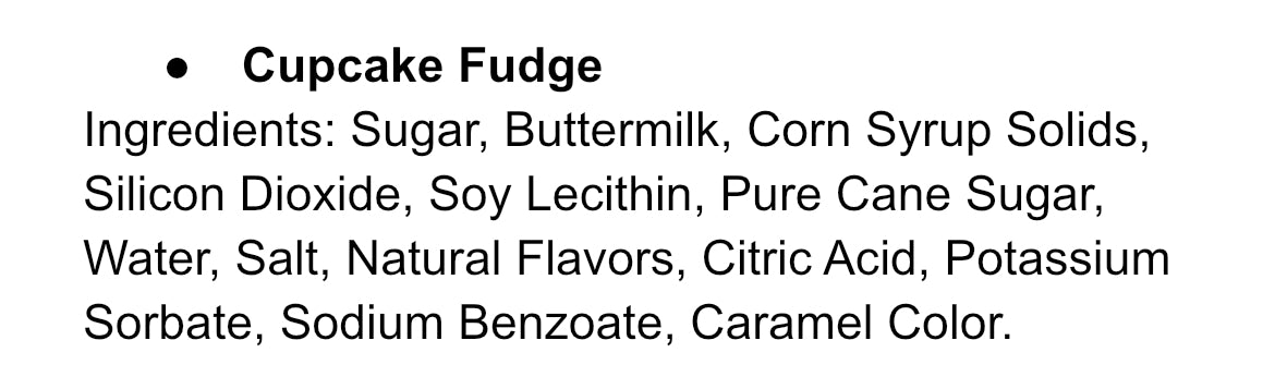 Cupcake Fudge