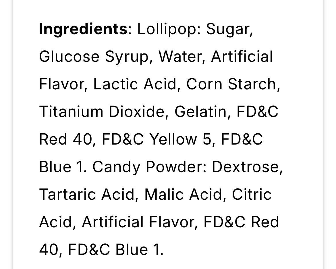 Kool Aid Lollipop Dippers