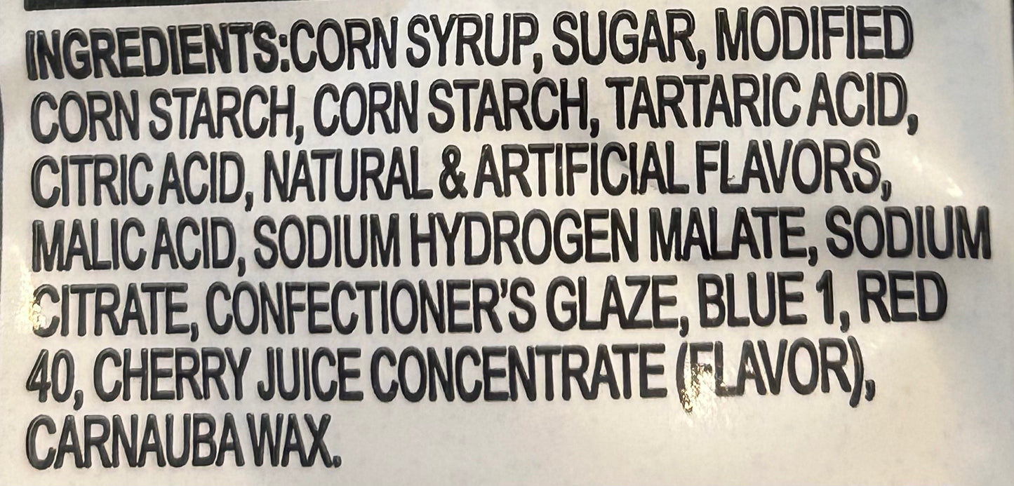 Warheads Sour Galactic Mix Cubes