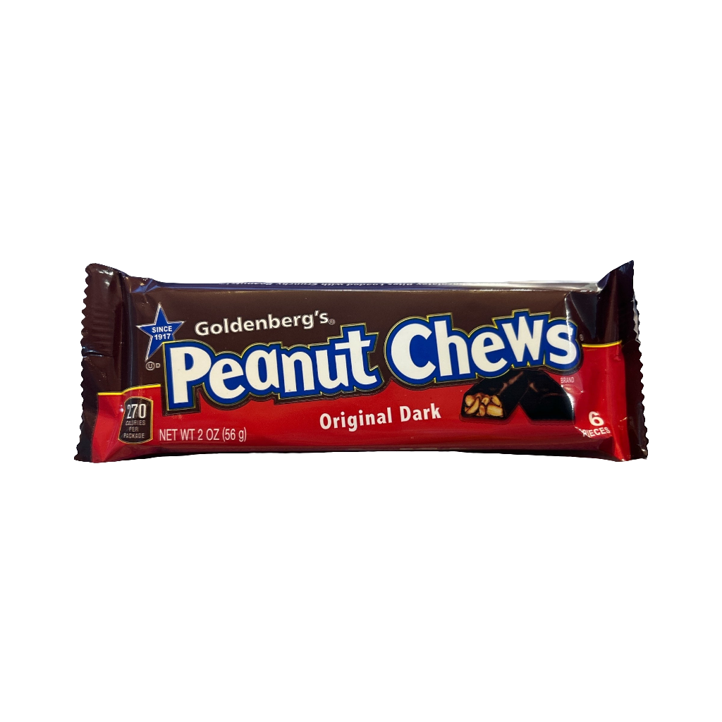 Peanut Chews Dark (Goldenberg’s)
