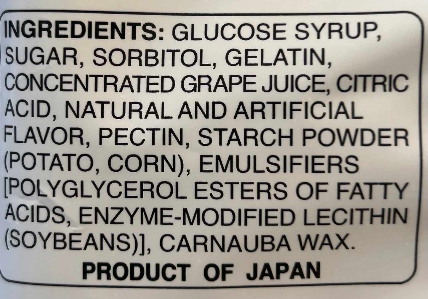 Japanese Gummy Candy