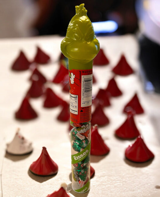 Grinch Hershey Kisses Tube