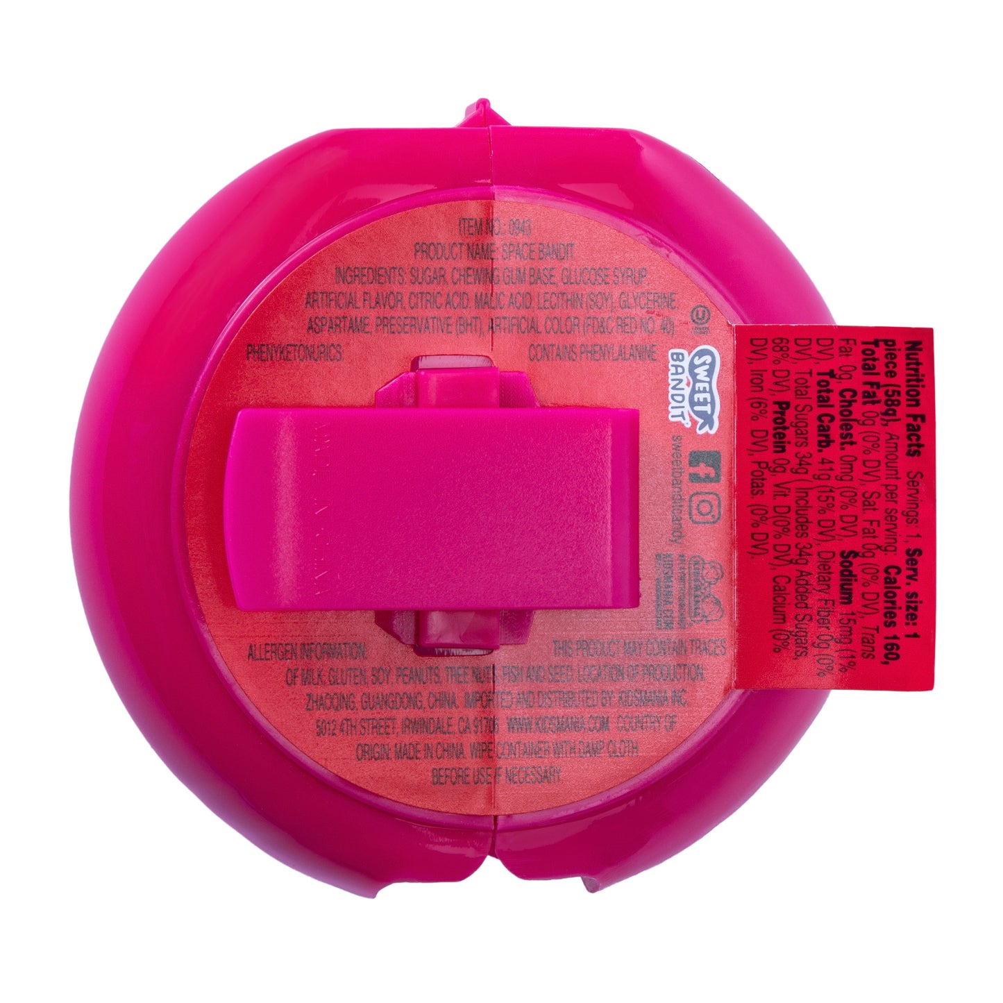 Space Bandit Bubble Gum Tape (Kidsmania)