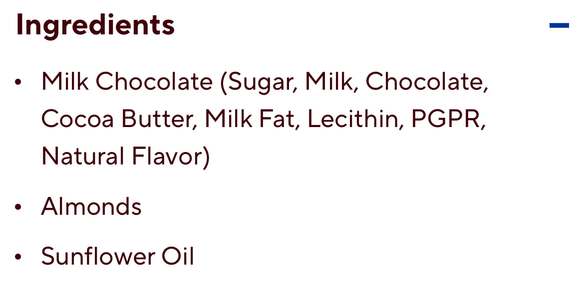 Hershey’s Milk Chocolate with Whole Almonds
