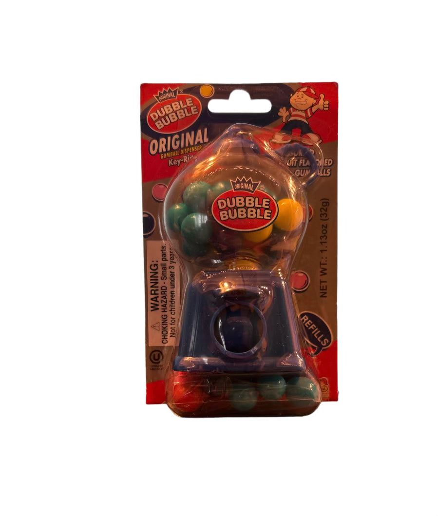 Dubble Bubble Original Gumball Dispenser Key Ring