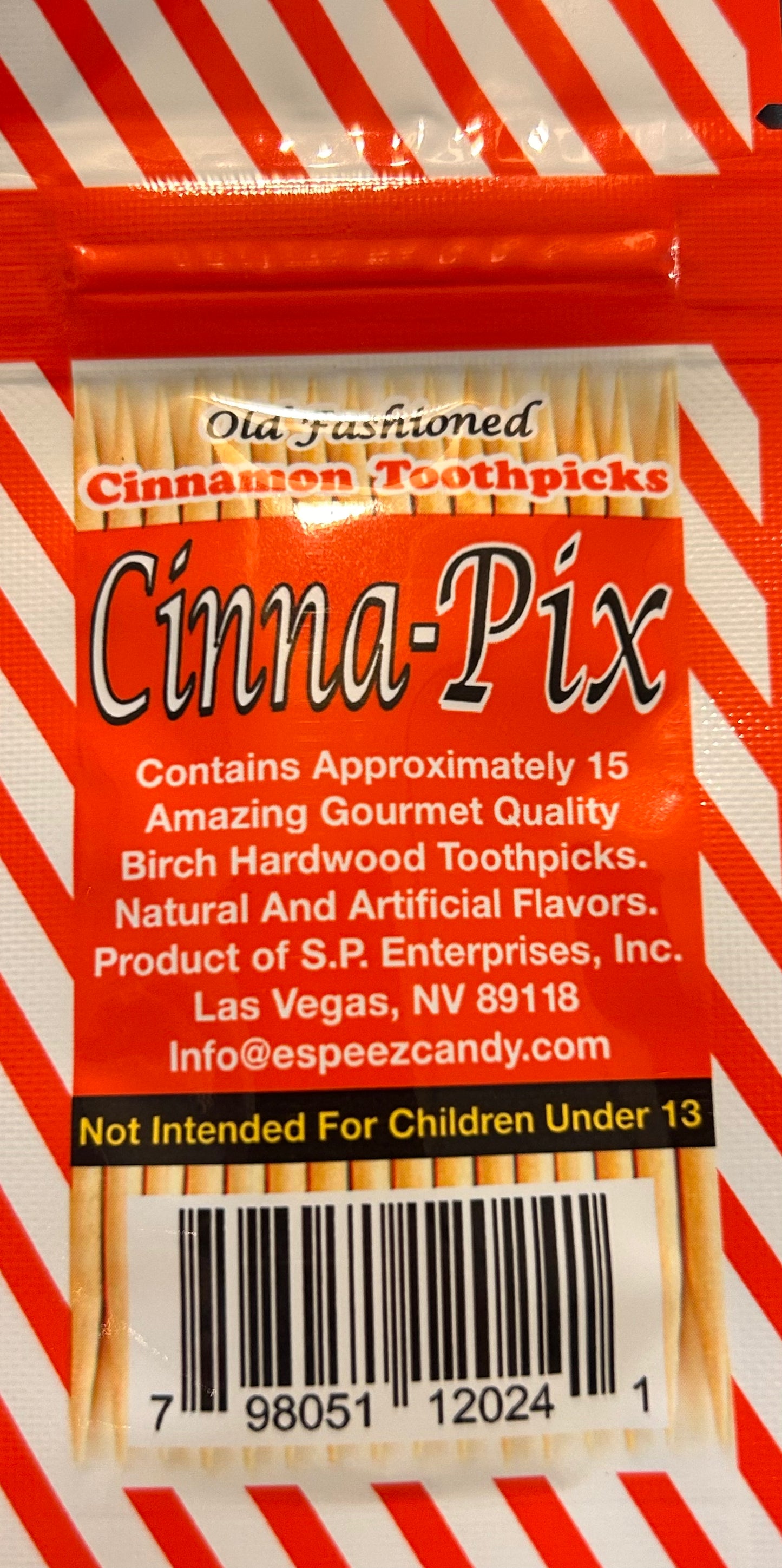 Cinna-Pix Cinnamon Toothpicks