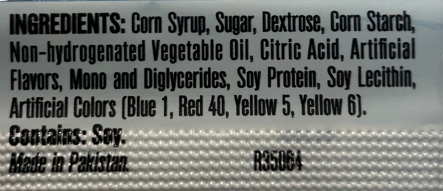 Toxic Waste Blue Raspberry Taffetti