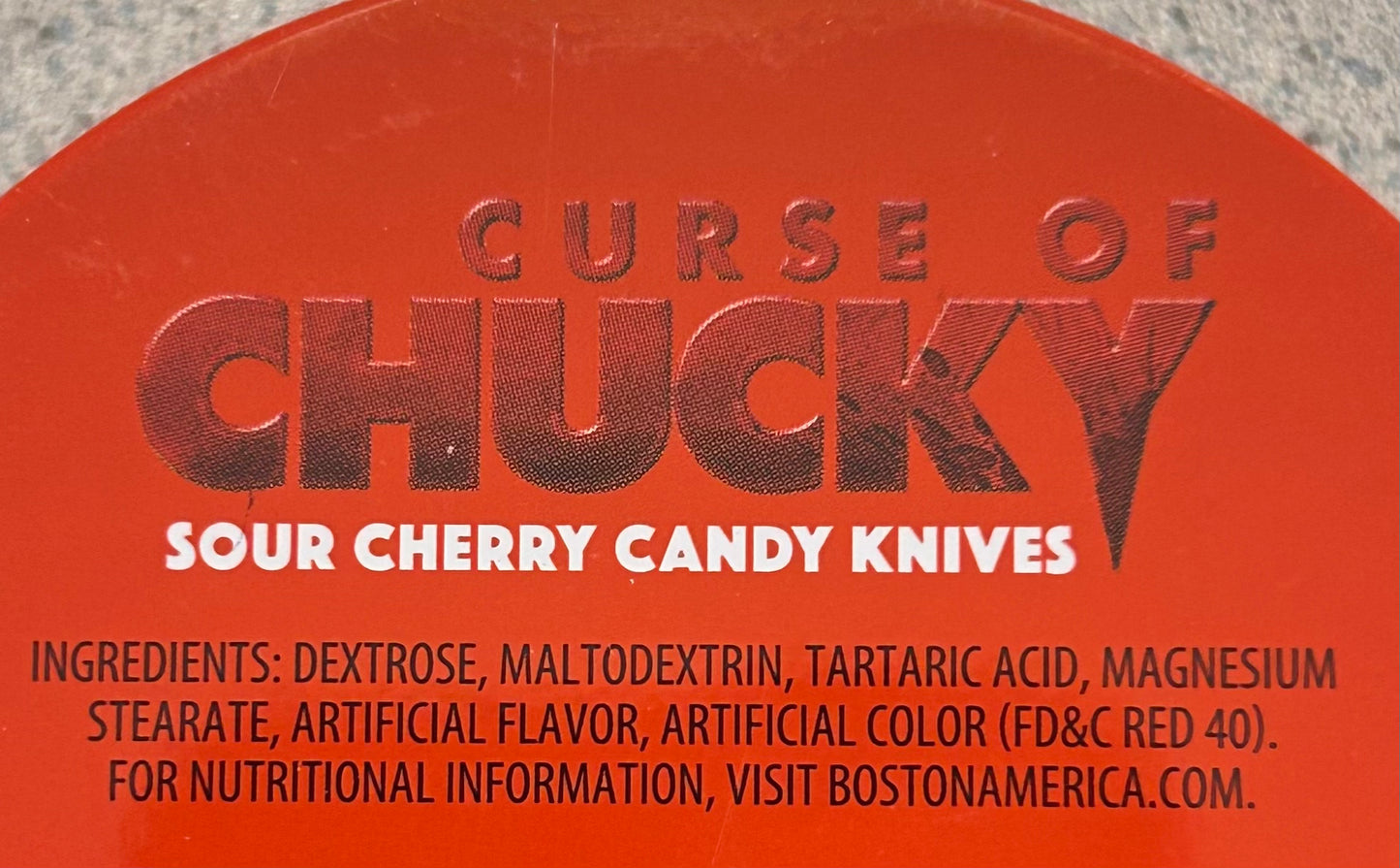 Curse of Chucky Sour Cherry Candy Knives