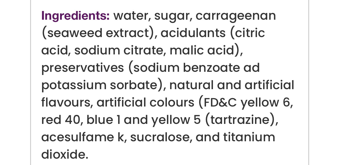 Jelly Thumbs (Too Tarts) 5 Pack