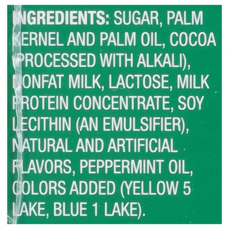 Andes Creme de Menthe Snap Bar
