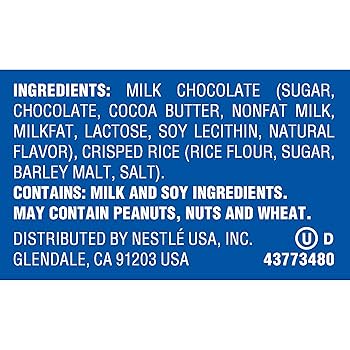 Nestle Crunch Bar