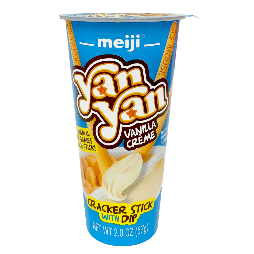 Yan Yan Cracker Sticks with Vanilla Creme