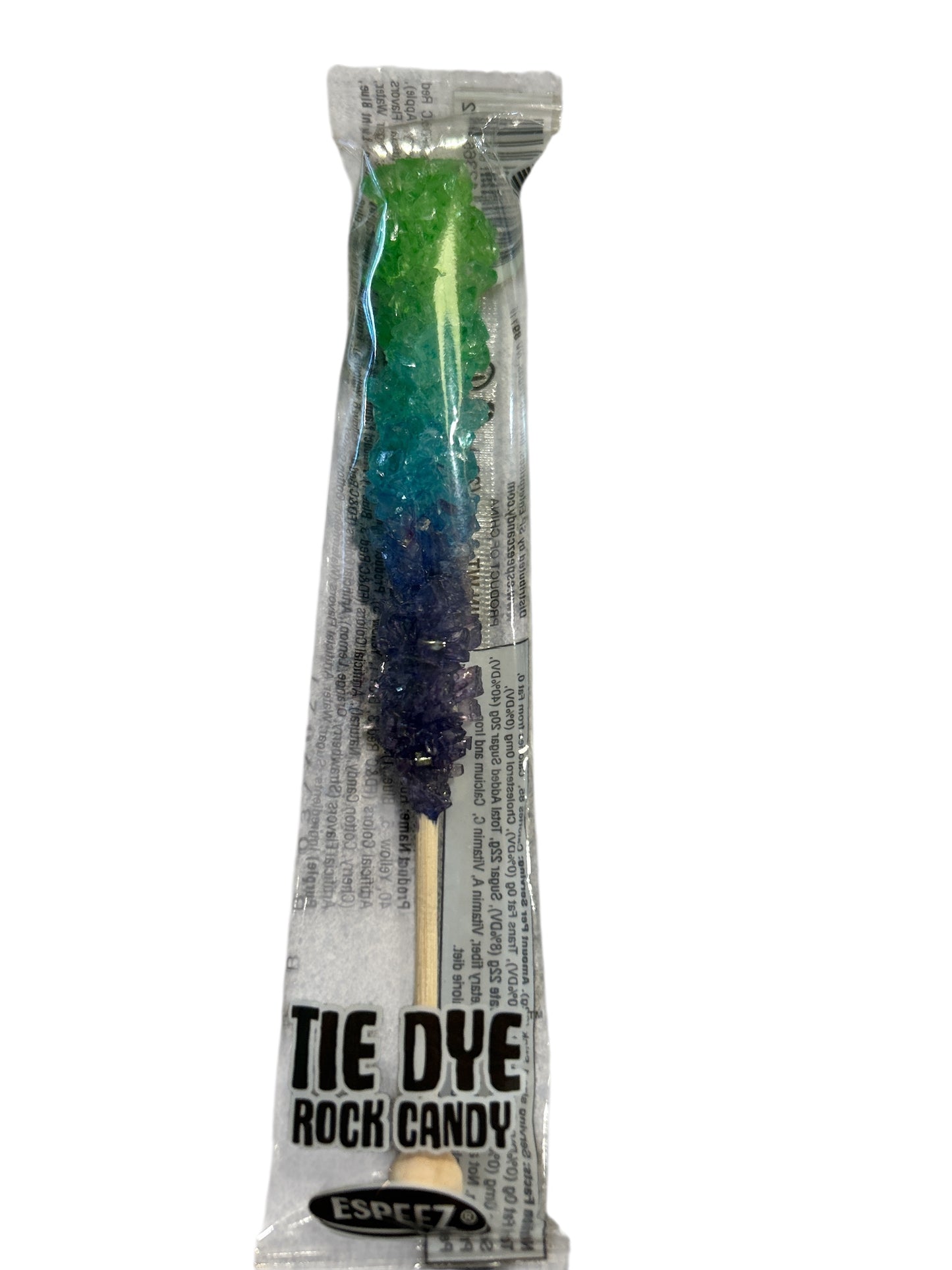Tie Dye Rock Candy Lollipops