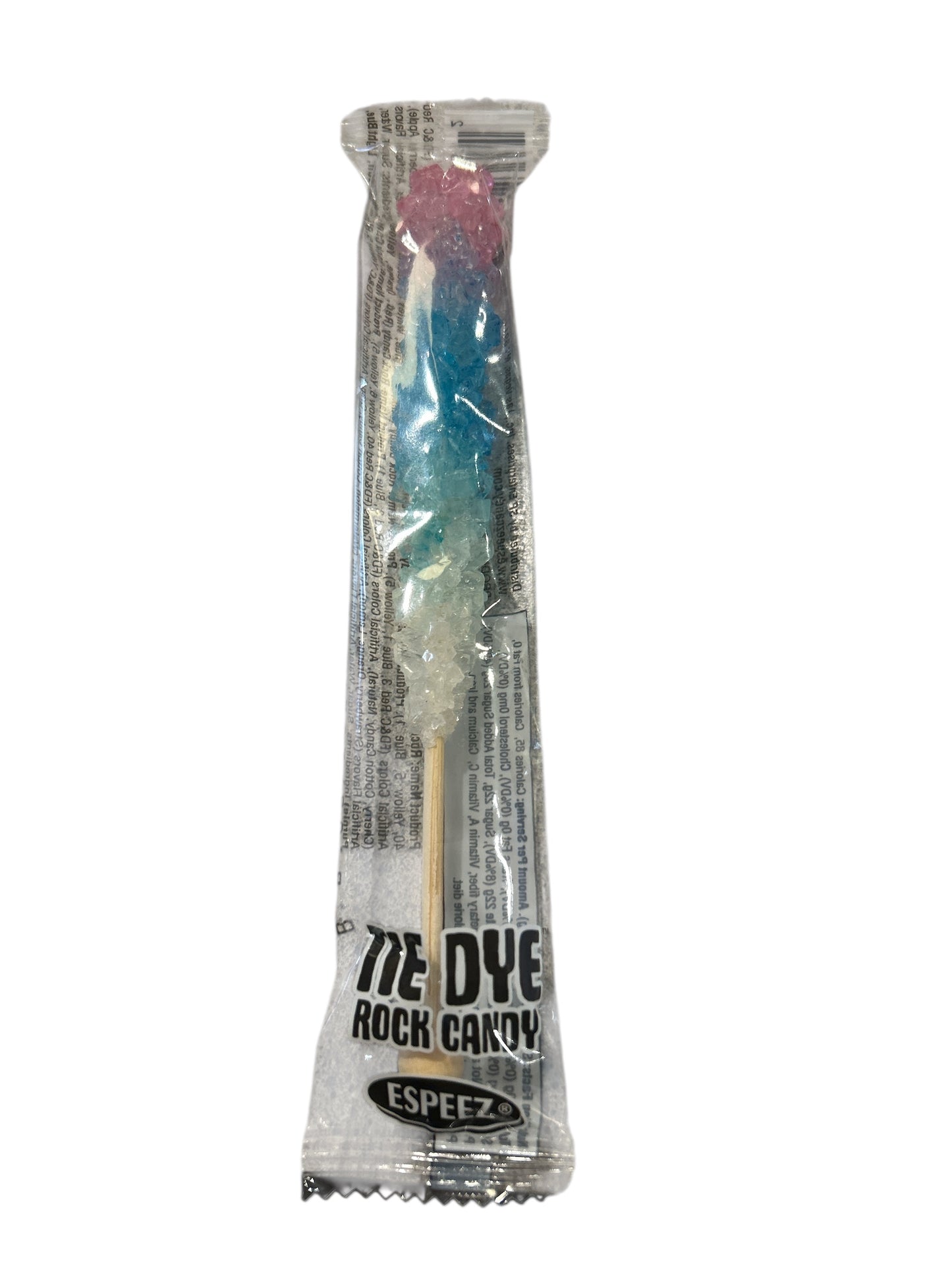 Tie Dye Rock Candy Lollipops