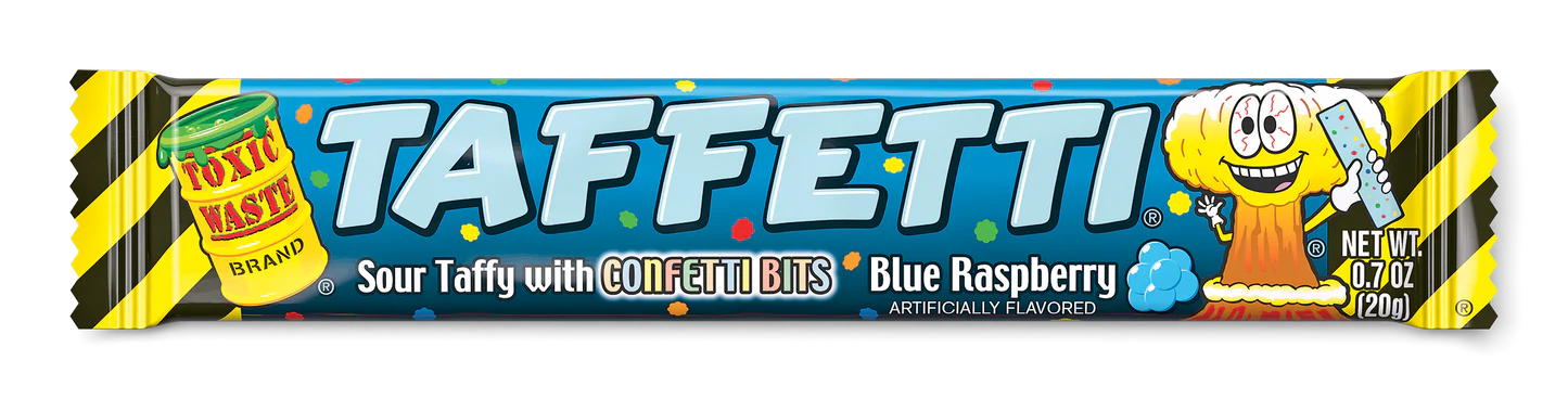 Toxic Waste Blue Raspberry Taffetti
