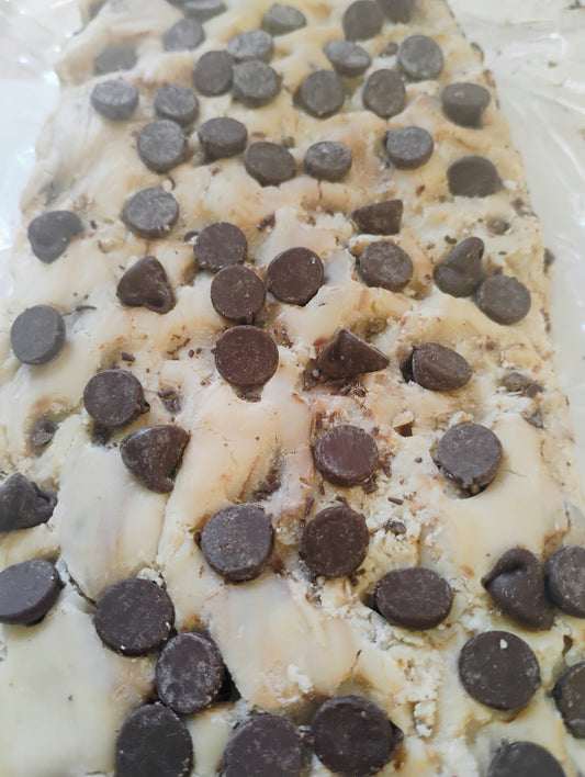 Chocolate Chip Cookie Dough Fudge