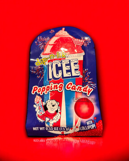 Icee Popping Candy with Lollipop