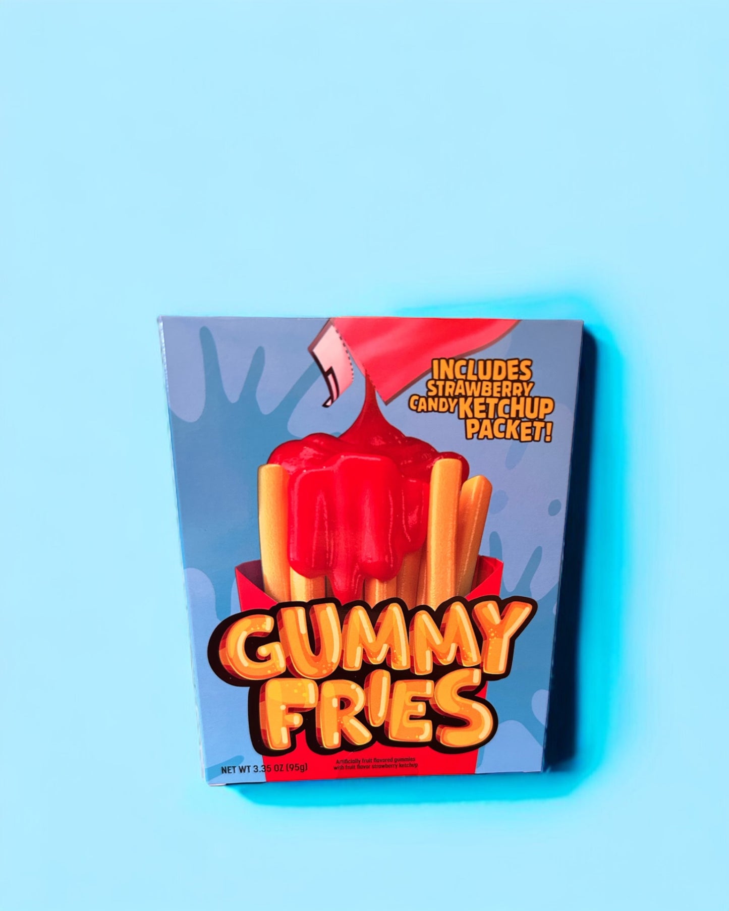 Gummy Fries with Strawberry Ketchup Packet