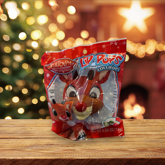 Rudolph the Red Nosed Reindeer Lip Pops Lollipops