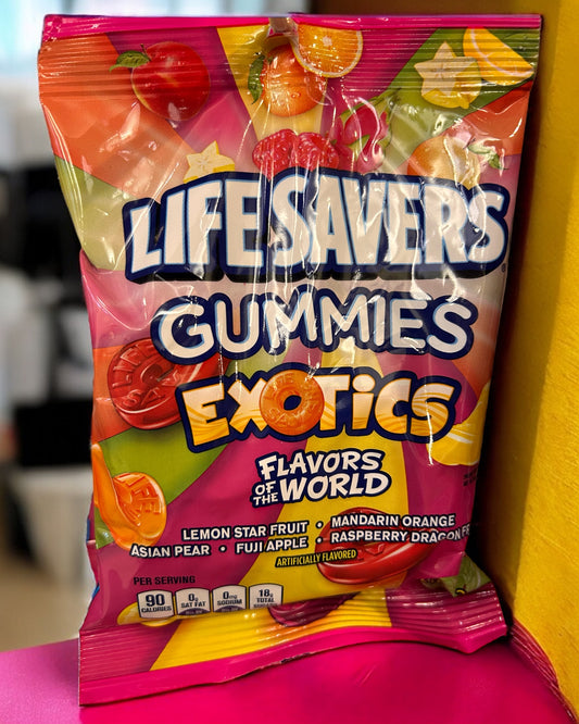 Lifesavers Exotics Gummies Peg Bag