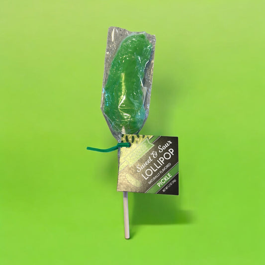 Pickle Flavored Lollipop