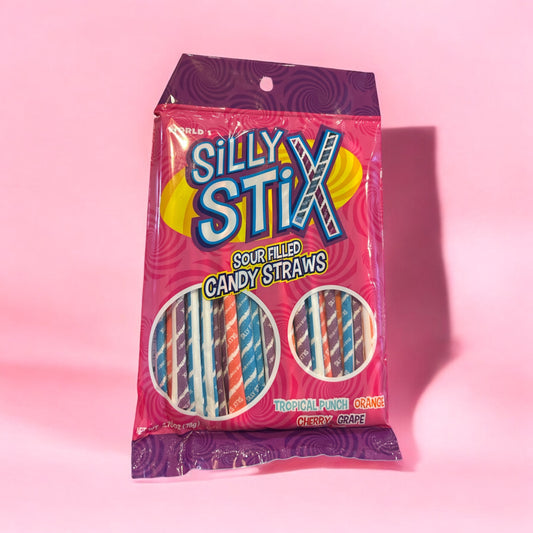 Silly Stix Sour Candy Straws