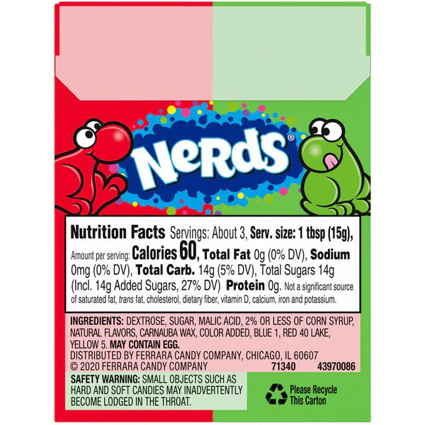 Nerds Watermelon and Cherry