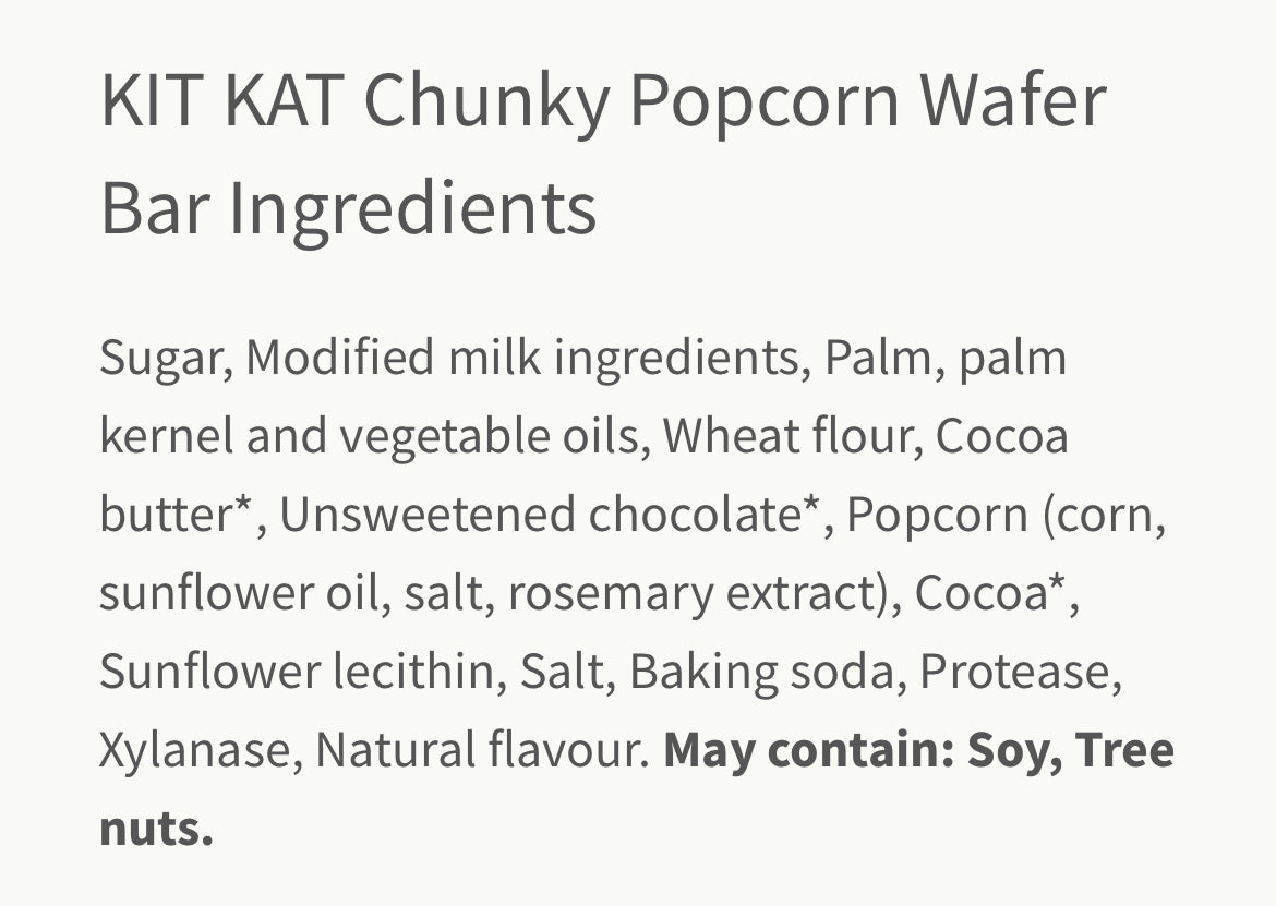 KitKat Chunky Popcorn